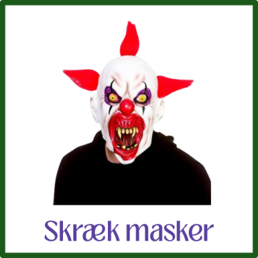 Uhyggelige masker til Halloween