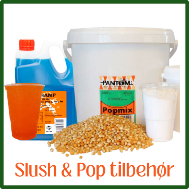 Slush-ice & Popcorn tilbehør