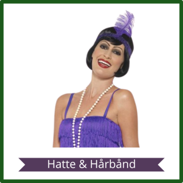 GANGSTER HATTE OG HÅRBÅND