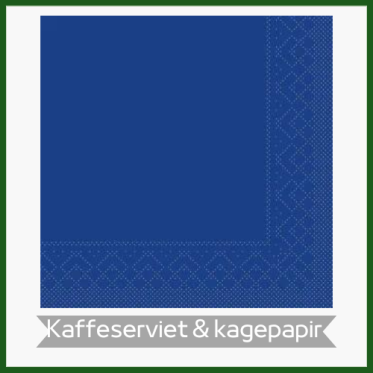 KAFFESERVIETTER & KAGEPAPIR