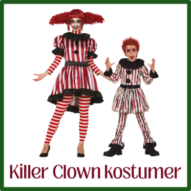 Killer Clown kostumer