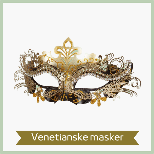 Æble Match Moden Venetianske masker | køb Flotte Maskerade masker her !!