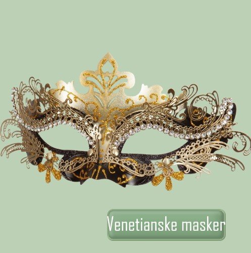 Leeds internettet bomuld Venetianske masker | køb Flotte Maskerade masker her !!