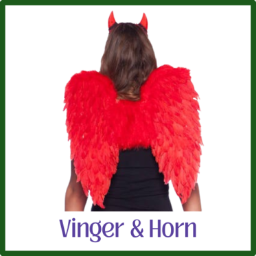 Vinger og horn til halloween