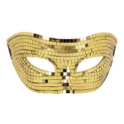 Maske Disco guld