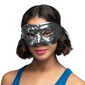 Disco Maske S�lv