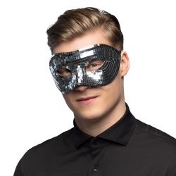 Disco Maske S�lv