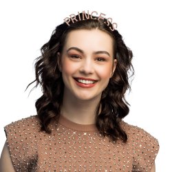 Metal tiara 'Princess'
