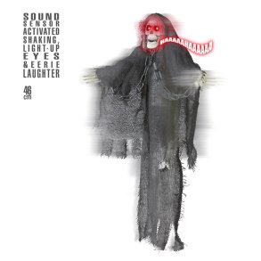 Skelet med Lyd, lys og bevgelse 46cm