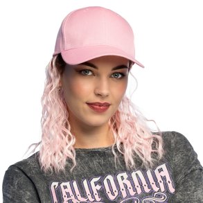 Pink Kasket med Paryk