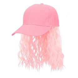 Pink Kasket med Paryk