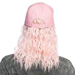 Pink Kasket med Paryk