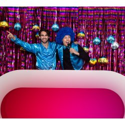 Turkos party skjorta