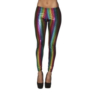 Rainbow mermaid leggings
