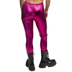 Metallic rosa leggings