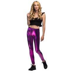 Metallic Lila leggings