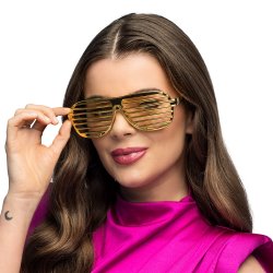 Retro Partyglas�gon Guld - Omnia