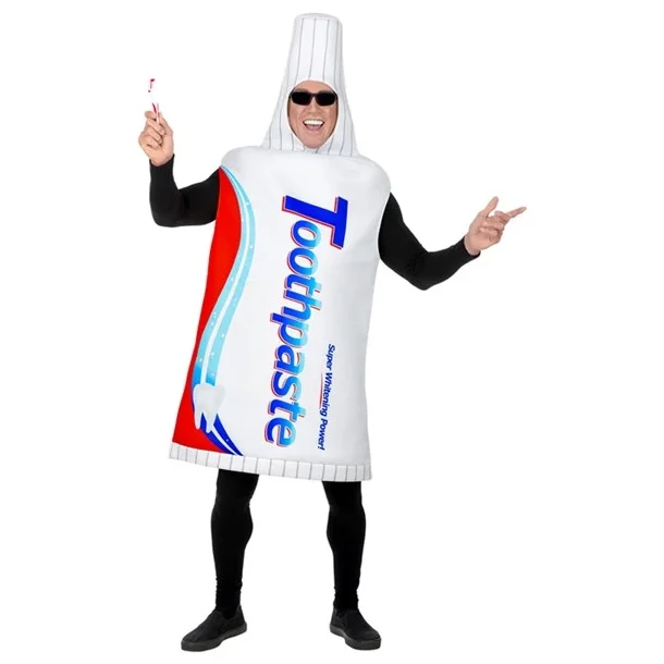 Tandpasta Kostume til voksne