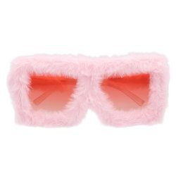 Fluffy Rosa Partyglas�gon