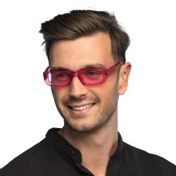 Techno Pink Partyglas�gon