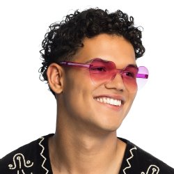 Hjertebrille Pink