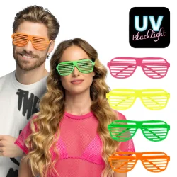 Rib Brille i Neon UV