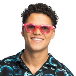 LED Partyglas�gon Rosa