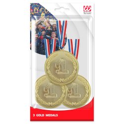 3 Guld Medaljer
