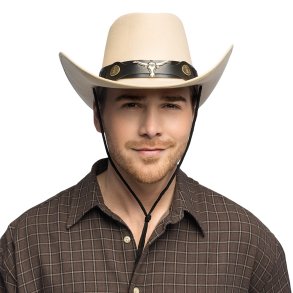 Cowboy hatt Wyatt beige