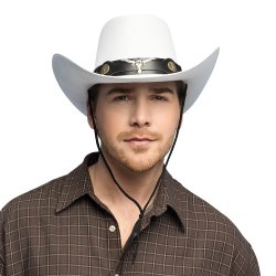Cowboyhat - Wyatt hvid