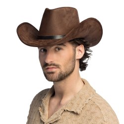 Cowboy hatt Bronco brun