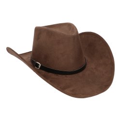 Cowboy hatt Bronco brun