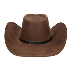 Cowboy hatt Bronco brun