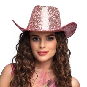 Rodeo Party Cowboyhatt ljusRosa