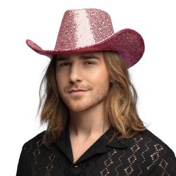 Rodeo Party Cowboyhatt ljusRosa