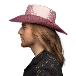 Rodeo Party Cowboyhatt ljusRosa