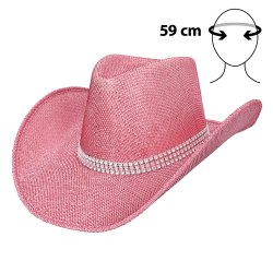 Pinkglitter cowboyhat "Midnight"