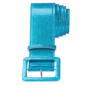 Bredt Blte i bl glitter