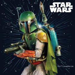 Star wars galaxy servietter - 33x33cm 