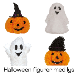 Halloween figur med ljus