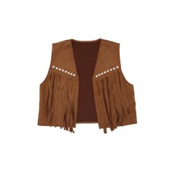 Cowgirl Vest Deluxe brun