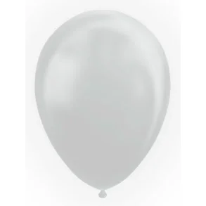 Ballon metallic slv, 10 stk