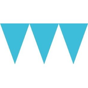 Flagbanner i Lysebl karton