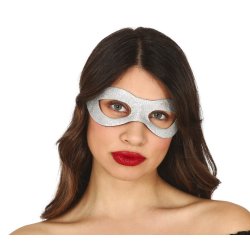 Silver glittermask
