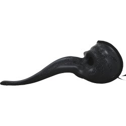 Venetiansk Mask -Svart Glitter