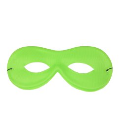 jenmaske i limegrn med elastik