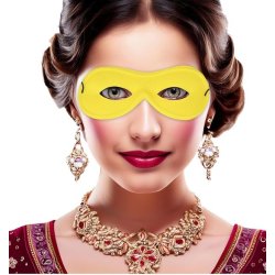 jenmaske i Gul med elastik