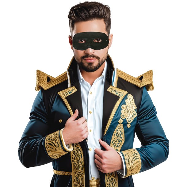 Extra Svart Columbine �gonmask