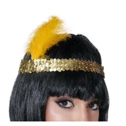 Charleston pannband - guld