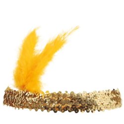 Charleston pannband - guld